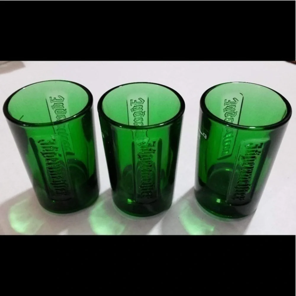 Jägermeister Green Glass Shot Glass Set